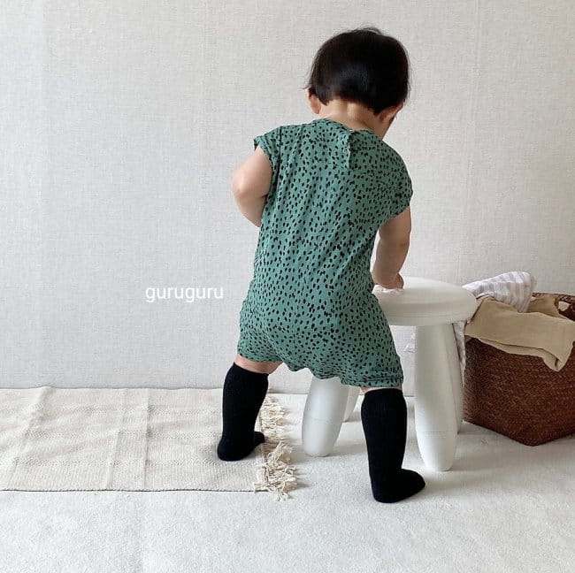 GURU GURU - Korean Children Fashion - #Kfashion4kids - Dots Bodysuit - 6