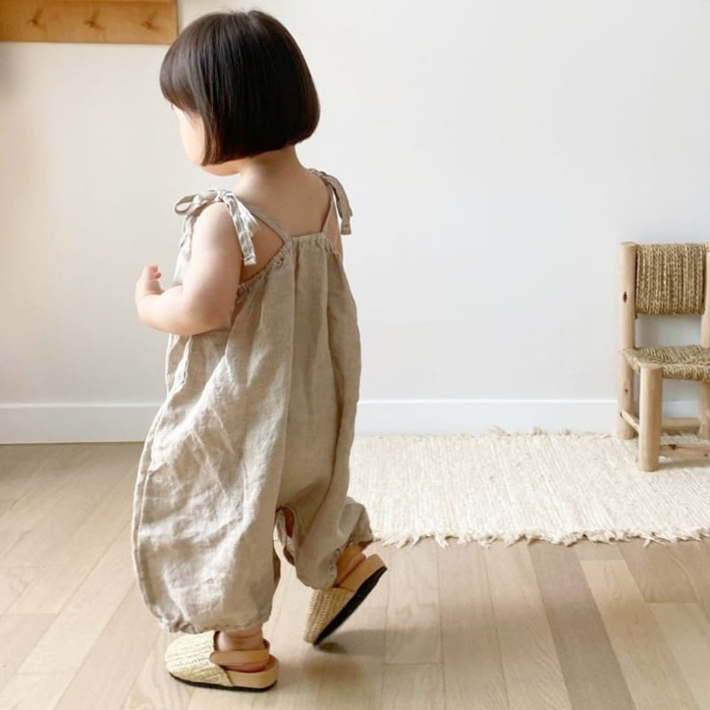 GURU GURU - Korean Children Fashion - #Kfashion4kids - Linen String Bodysuit