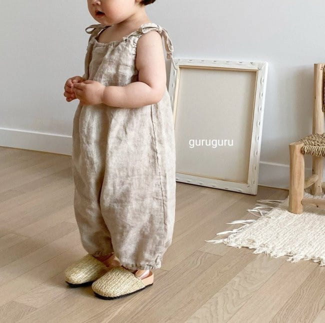 GURU GURU - Korean Children Fashion - #Kfashion4kids - Linen String Bodysuit - 10