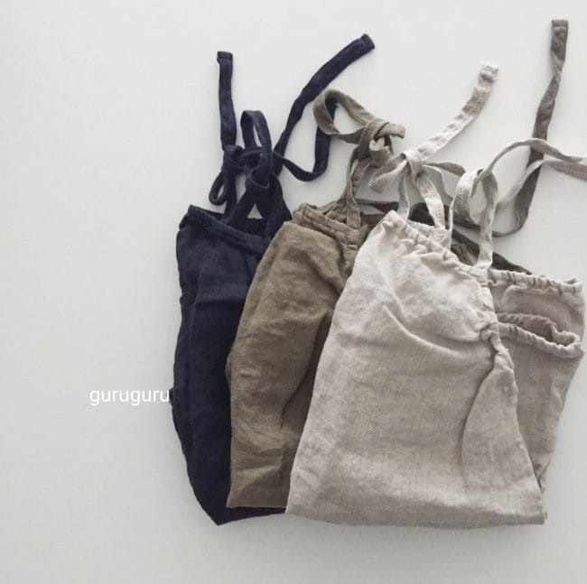 GURU GURU - Korean Children Fashion - #Kfashion4kids - Linen String Bodysuit - 2