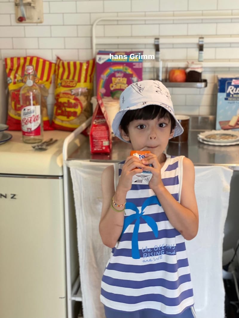 HANS GRIMM - Korean Children Fashion - #Kfashion4kids - Palm Sleevelss Tee