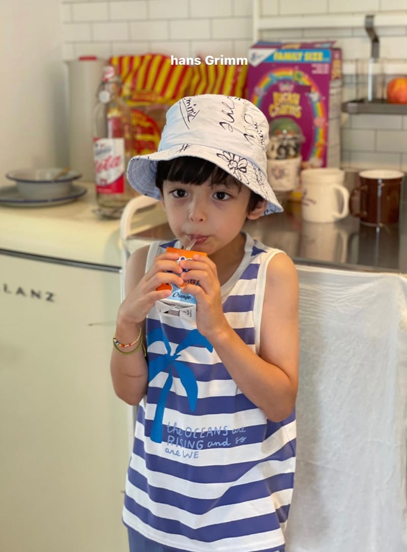 HANS GRIMM - Korean Children Fashion - #Kfashion4kids - Palm Sleevelss Tee - 2
