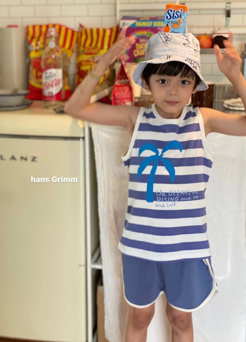 HANS GRIMM - Korean Children Fashion - #Kfashion4kids - Palm Sleevelss Tee - 3