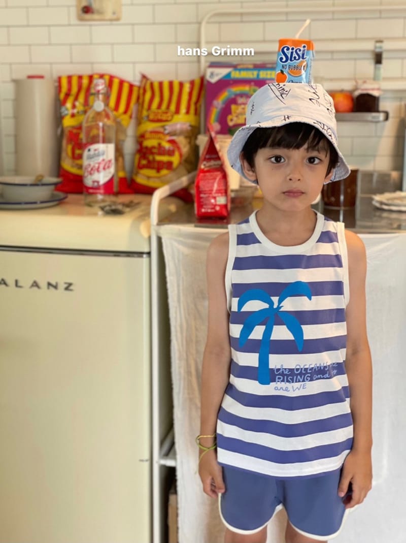 HANS GRIMM - Korean Children Fashion - #Kfashion4kids - Palm Sleevelss Tee - 4