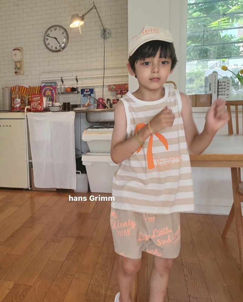 HANS GRIMM - Korean Children Fashion - #Kfashion4kids - Palm Sleevelss Tee - 7