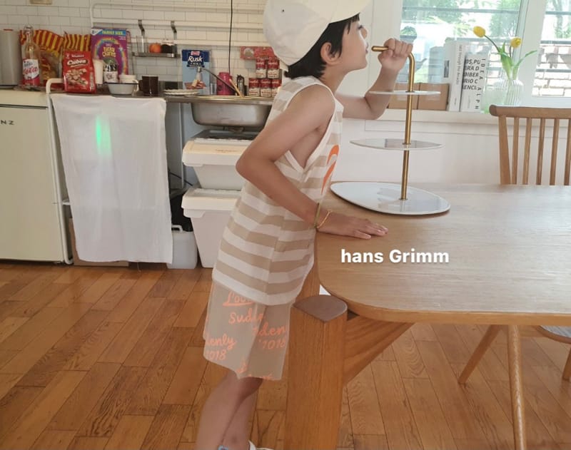 HANS GRIMM - Korean Children Fashion - #Kfashion4kids - Palm Sleevelss Tee - 8