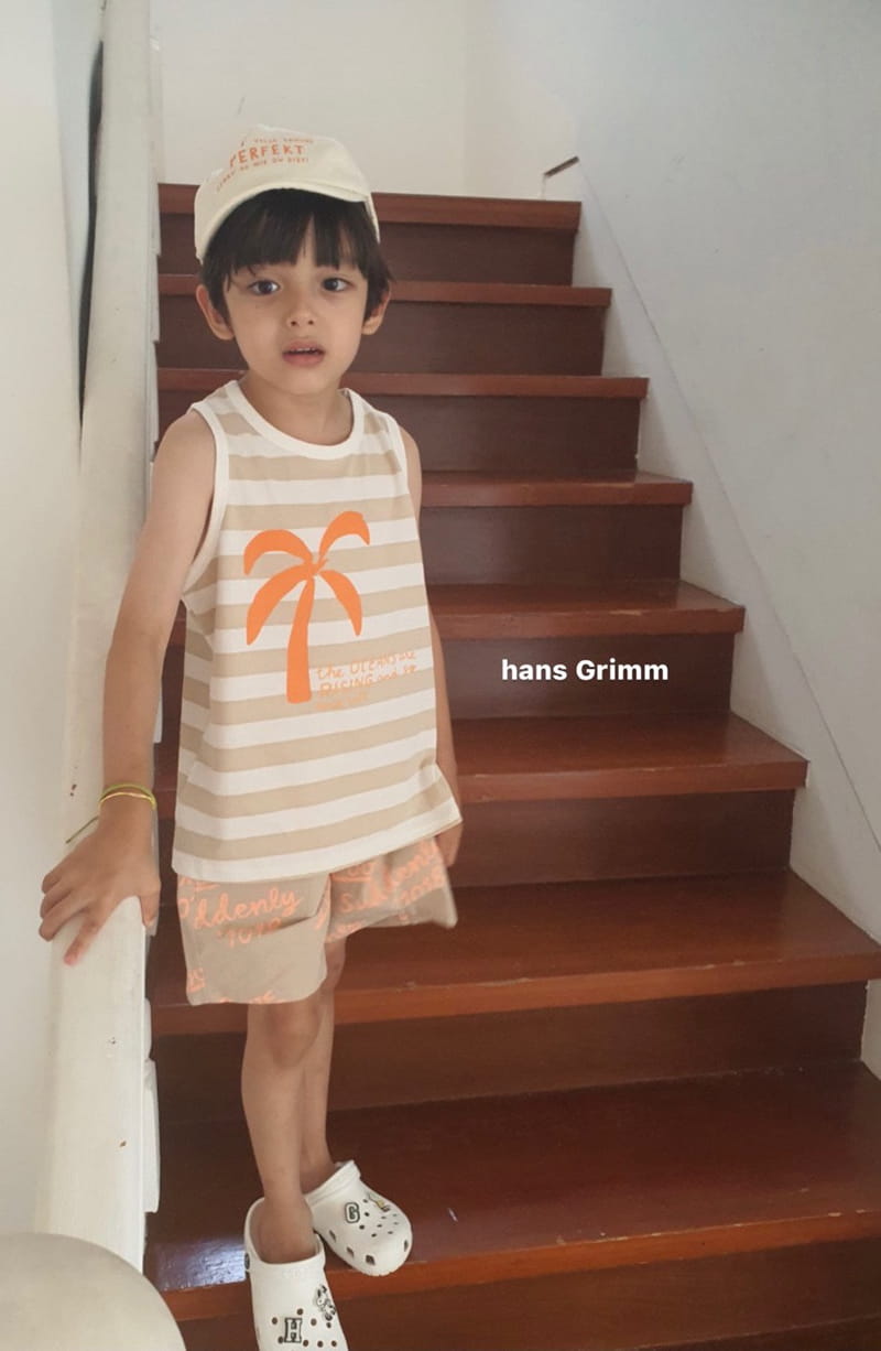 HANS GRIMM - Korean Children Fashion - #Kfashion4kids - Palm Sleevelss Tee - 9