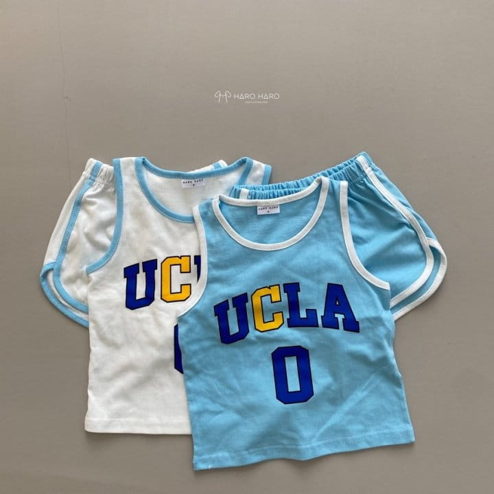 HARO HARO - Korean Children Fashion - #Kfashion4kids - Basket Sleeveless Bottom Set - 4