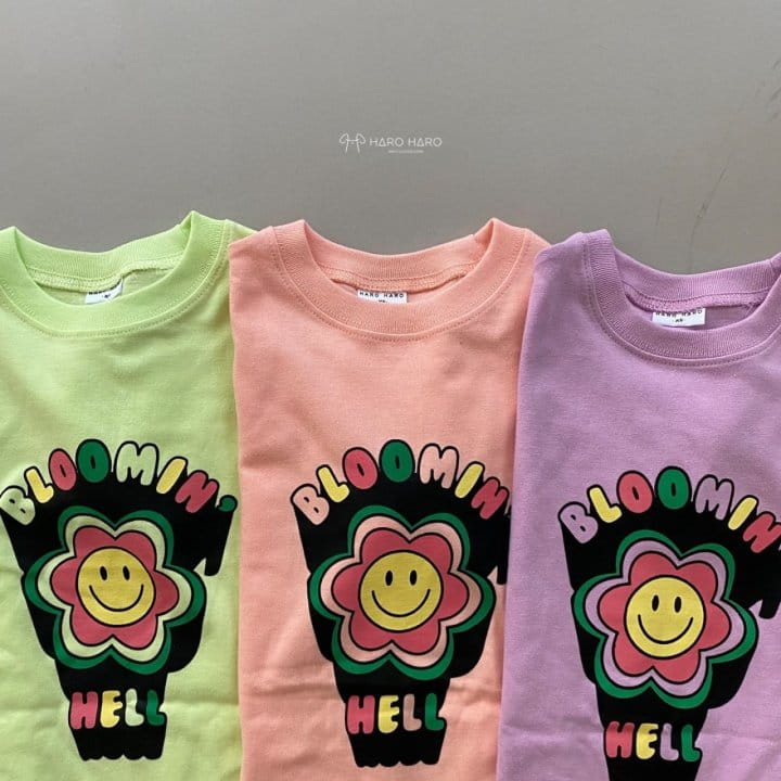 HARO HARO - Korean Children Fashion - #Kfashion4kids - Happy Flower One-piece - 4