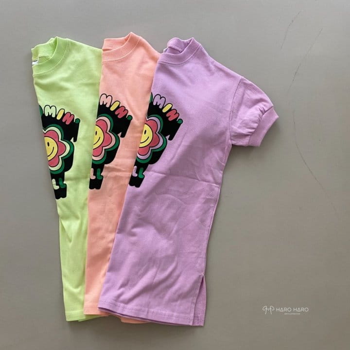 HARO HARO - Korean Children Fashion - #Kfashion4kids - Happy Flower One-piece - 6