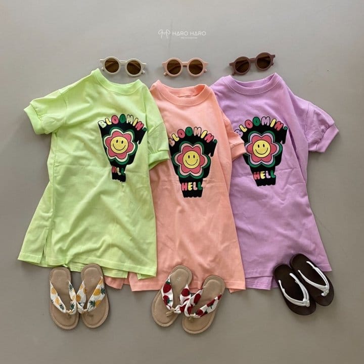 HARO HARO - Korean Children Fashion - #Kfashion4kids - Happy Flower One-piece - 8