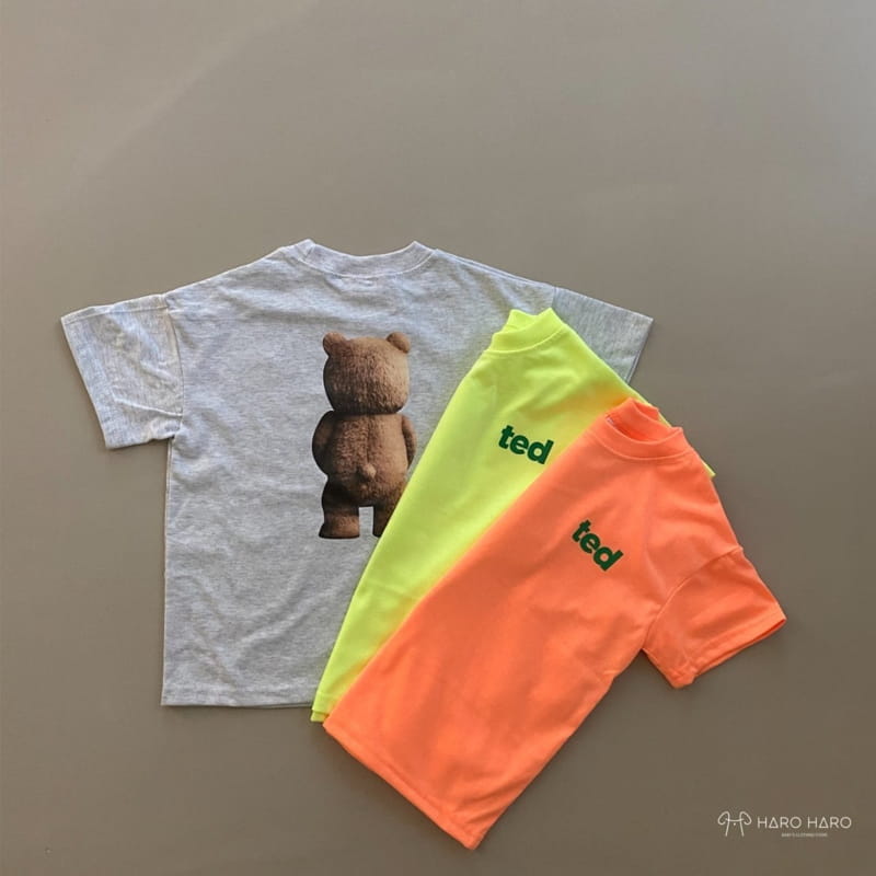 HARO HARO - Korean Children Fashion - #Kfashion4kids - Bear Boxy Tee with Mom - 4