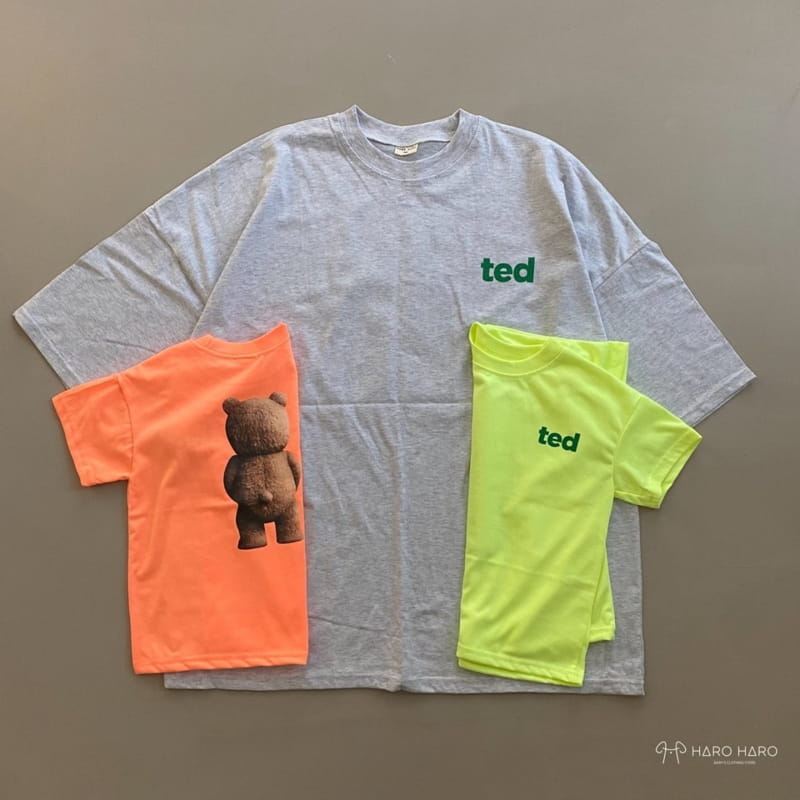 HARO HARO - Korean Children Fashion - #Kfashion4kids - Bear Boxy Tee with Mom - 7