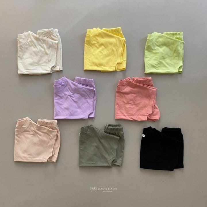 HARO HARO - Korean Children Fashion - #Kfashion4kids - Abol Top Bottom Set - 5