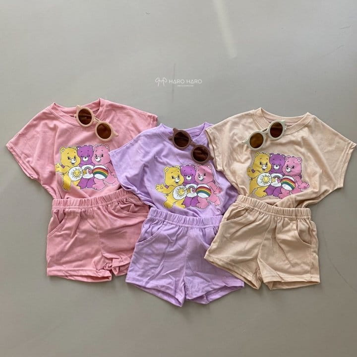 HARO HARO - Korean Children Fashion - #Kfashion4kids - 3 Bears Top Bottom Set - 10