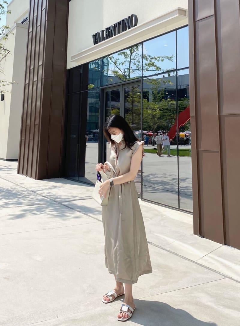 HERMOSO - Korean Children Fashion - #Kfashion4kids - Frill Belt One-piece - 10