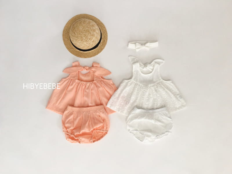 HI BYEBEBE - Korean Children Fashion - #Kfashion4kids - Jijou Lace Sleeveless Bottom Set