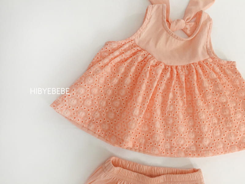 HI BYEBEBE - Korean Children Fashion - #Kfashion4kids - Jijou Lace Sleeveless Bottom Set - 3