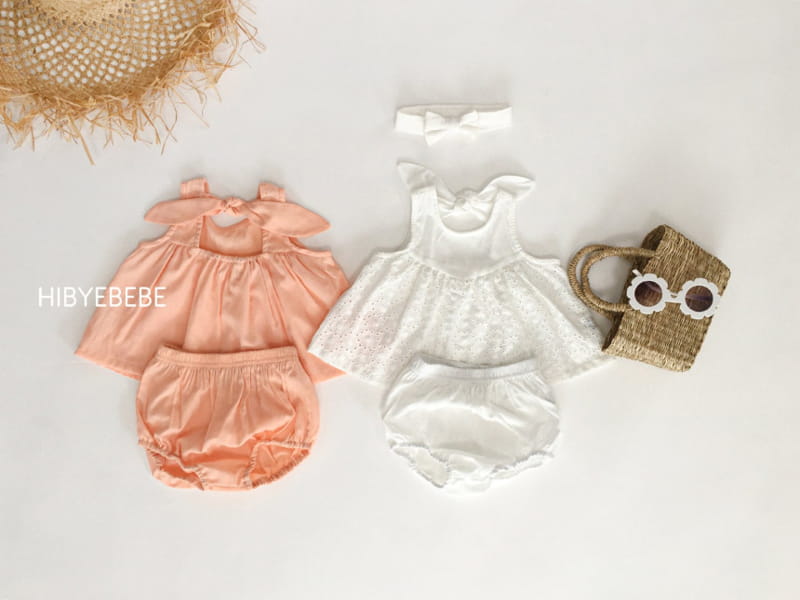 HI BYEBEBE - Korean Children Fashion - #Kfashion4kids - Jijou Lace Sleeveless Bottom Set - 5