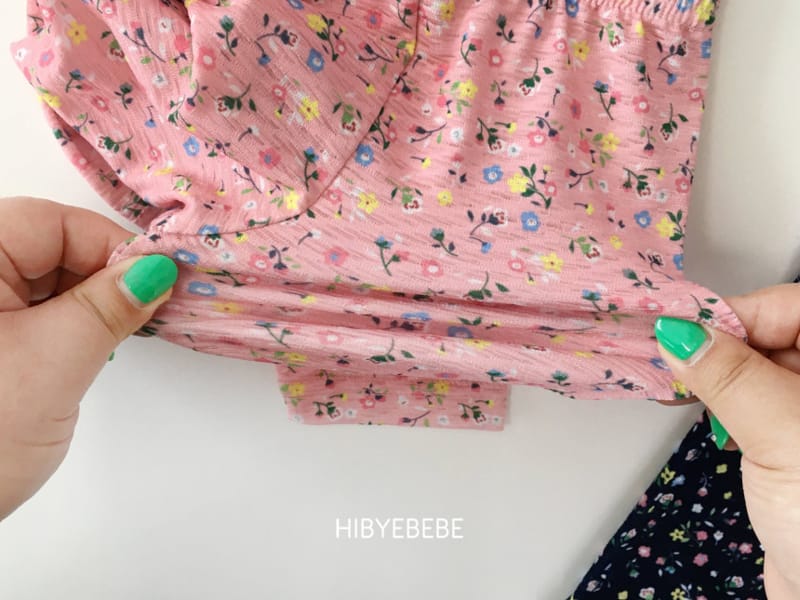 HI BYEBEBE - Korean Children Fashion - #Kfashion4kids - Flower Sleeveless Bottom Set - 2