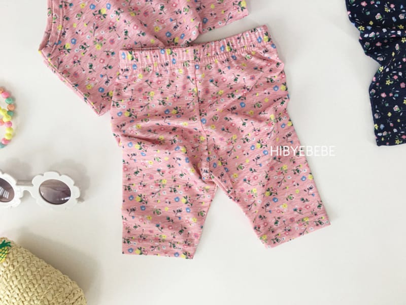 HI BYEBEBE - Korean Children Fashion - #Kfashion4kids - Flower Sleeveless Bottom Set - 3