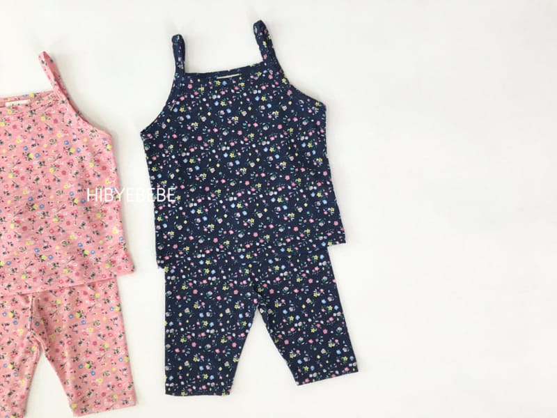 HI BYEBEBE - Korean Children Fashion - #Kfashion4kids - Flower Sleeveless Bottom Set - 9