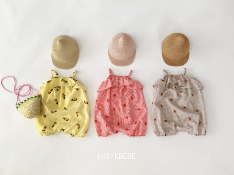 HI BYEBEBE - Korean Children Fashion - #Kfashion4kids - Buy Fruit String Sleeveless Bodysuit