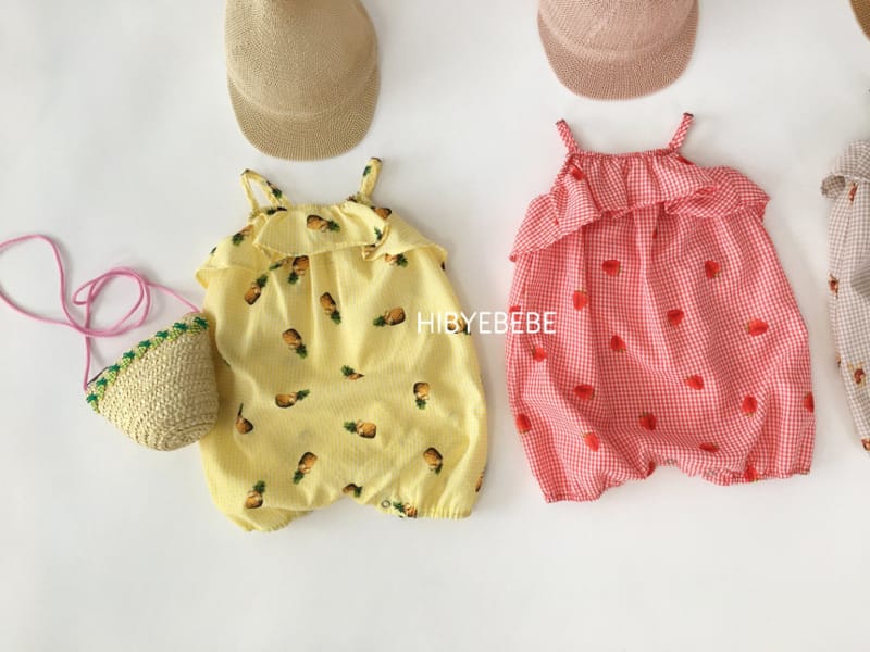 HI BYEBEBE - Korean Children Fashion - #Kfashion4kids - Buy Fruit String Sleeveless Bodysuit - 2