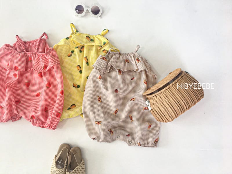 HI BYEBEBE - Korean Children Fashion - #Kfashion4kids - Buy Fruit String Sleeveless Bodysuit - 8