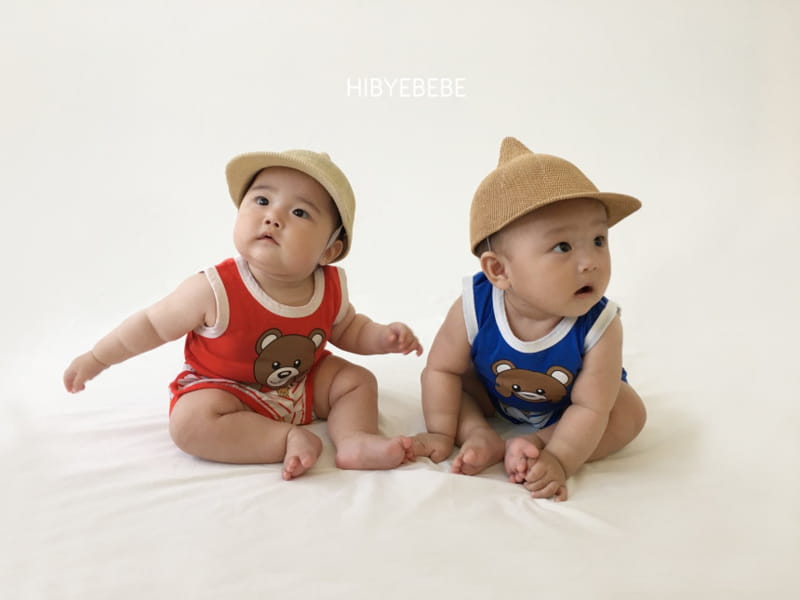 HI BYEBEBE - Korean Children Fashion - #Kfashion4kids - Gga Ggong Bear Sleeveless Bottom Set - 6