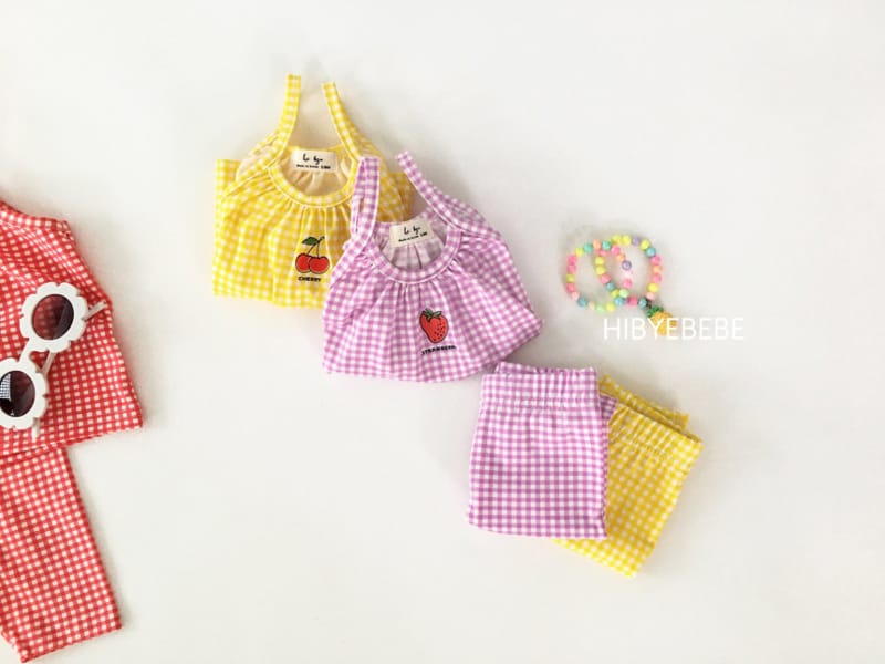 HI BYEBEBE - Korean Children Fashion - #Kfashion4kids - Sweet String Sleeveless Bottom Set - 4