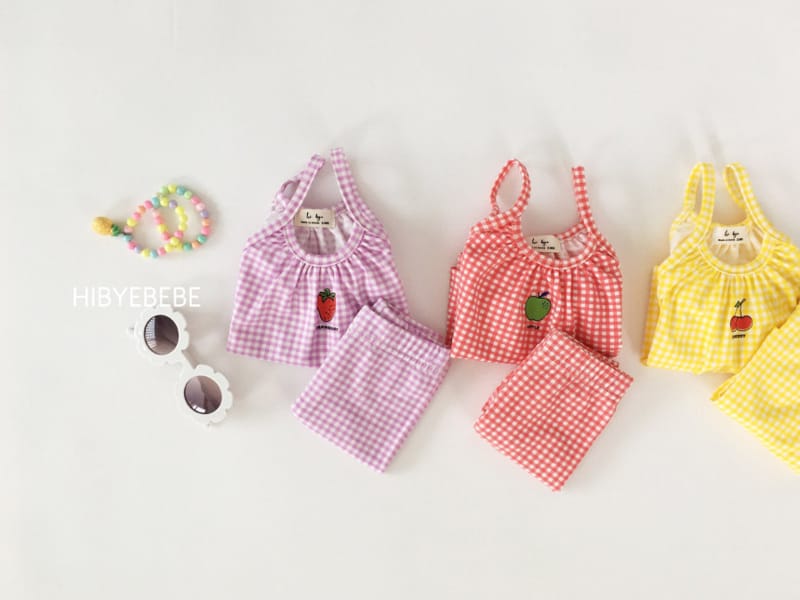 HI BYEBEBE - Korean Children Fashion - #Kfashion4kids - Sweet String Sleeveless Bottom Set - 5