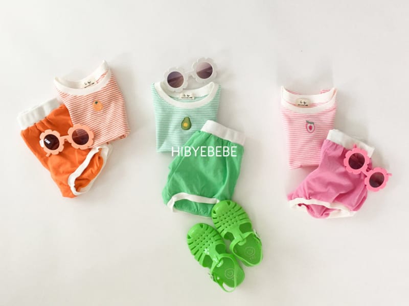 HI BYEBEBE - Korean Children Fashion - #Kfashion4kids - Sweet Stripes Sleeveless Bottom Set - 5