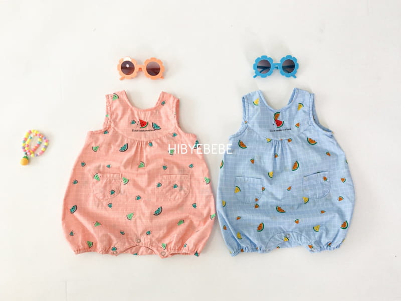 HI BYEBEBE - Korean Children Fashion - #Kfashion4kids - Watermelon Bodysuit