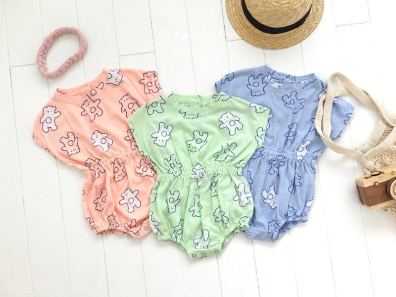 HI BYEBEBE - Korean Children Fashion - #Kfashion4kids - Puddle Bear Bodysuit - 2