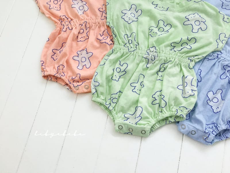 HI BYEBEBE - Korean Children Fashion - #Kfashion4kids - Puddle Bear Bodysuit - 3