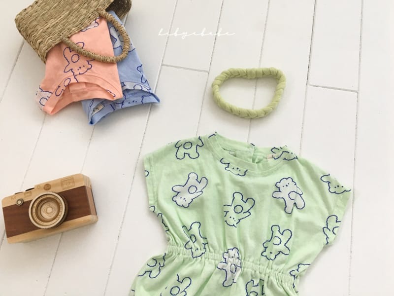 HI BYEBEBE - Korean Children Fashion - #Kfashion4kids - Puddle Bear Bodysuit - 6