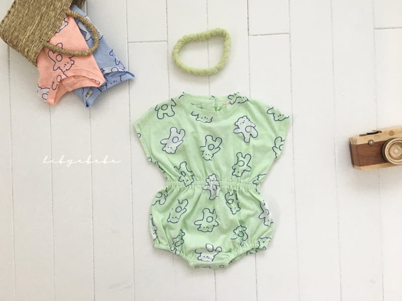 HI BYEBEBE - Korean Children Fashion - #Kfashion4kids - Puddle Bear Bodysuit - 7