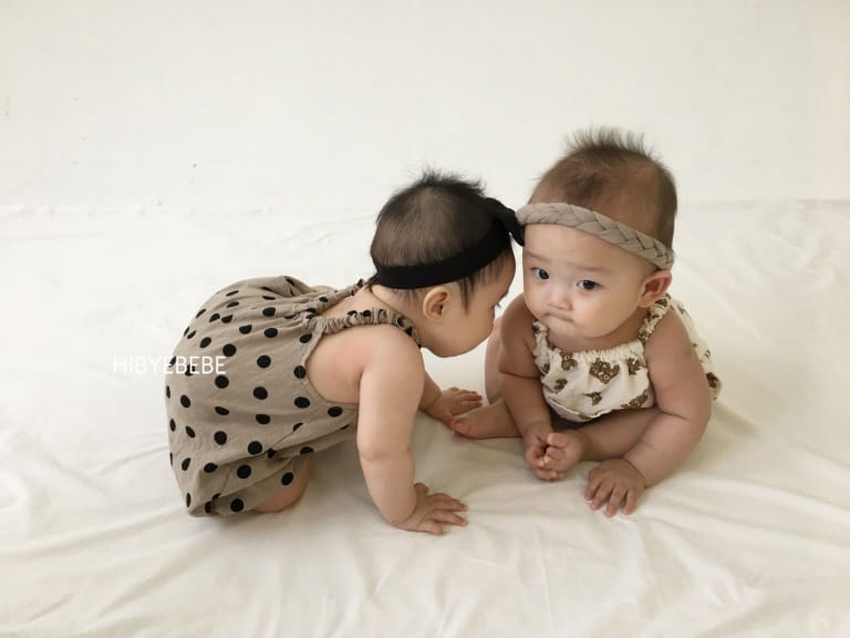 HI BYEBEBE - Korean Children Fashion - #Kfashion4kids - Ajang Ajang String Sleeveless Bodysuit - 3