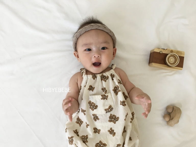 HI BYEBEBE - Korean Children Fashion - #Kfashion4kids - Ajang Ajang String Sleeveless Bodysuit - 6