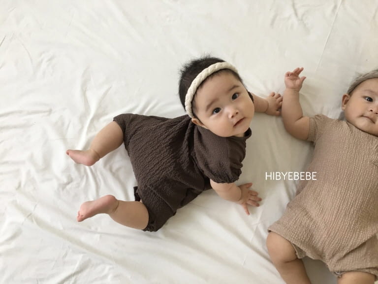 HI BYEBEBE - Korean Children Fashion - #Kfashion4kids - Wrinkle Pocket Short Sleeves Bodysuit - 8