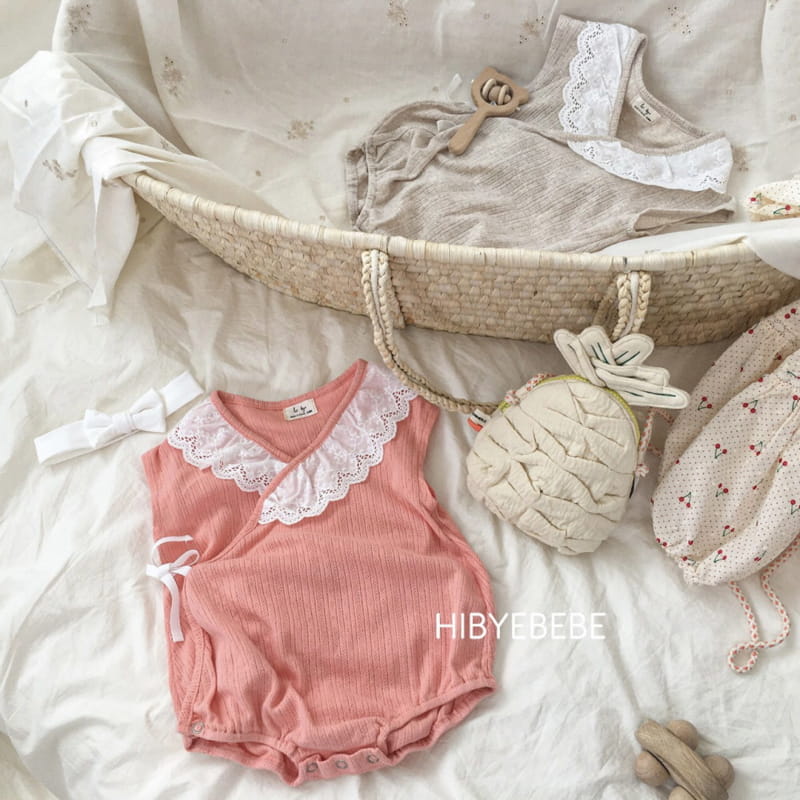 HI BYEBEBE - Korean Children Fashion - #Kfashion4kids - Eyelet Lace Bodysuit