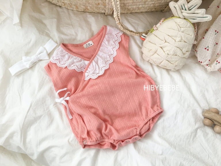 HI BYEBEBE - Korean Children Fashion - #Kfashion4kids - Eyelet Lace Bodysuit - 10