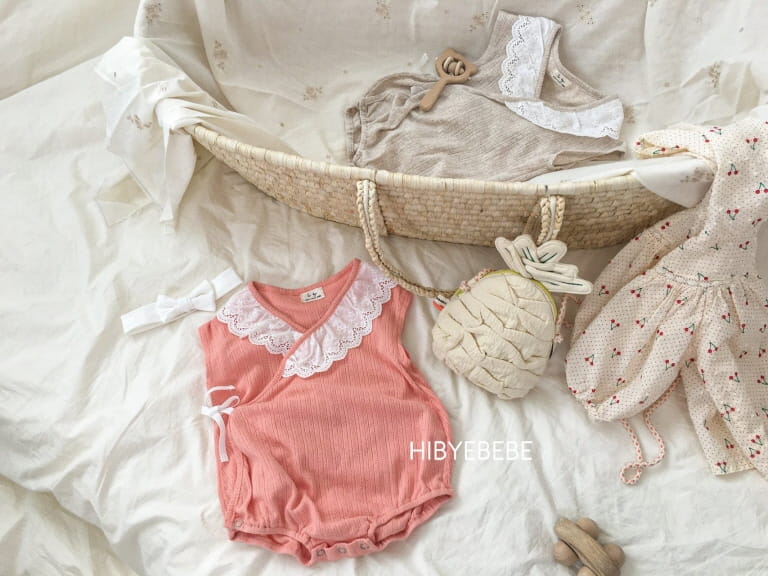 HI BYEBEBE - Korean Children Fashion - #Kfashion4kids - Eyelet Lace Bodysuit - 4