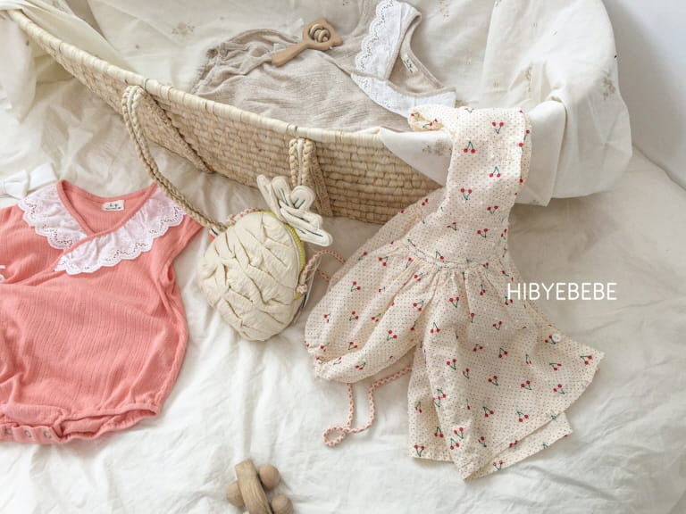 HI BYEBEBE - Korean Children Fashion - #Kfashion4kids - Eyelet Lace Bodysuit - 5