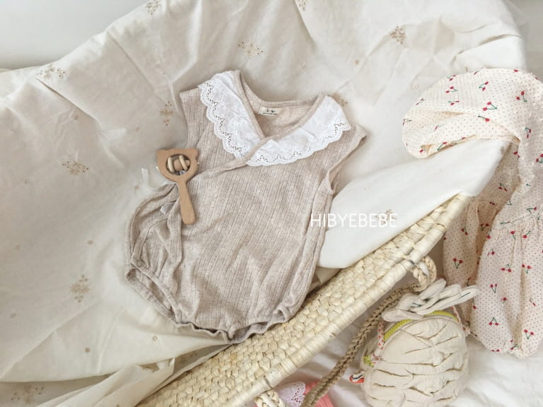 HI BYEBEBE - Korean Children Fashion - #Kfashion4kids - Eyelet Lace Bodysuit - 6