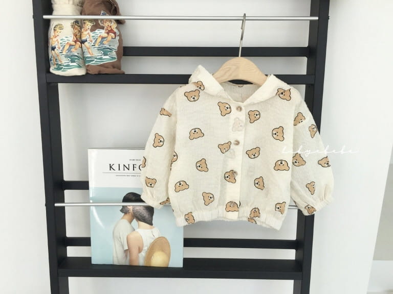 HI BYEBEBE - Korean Children Fashion - #Kfashion4kids - Bear Hoody Jumper