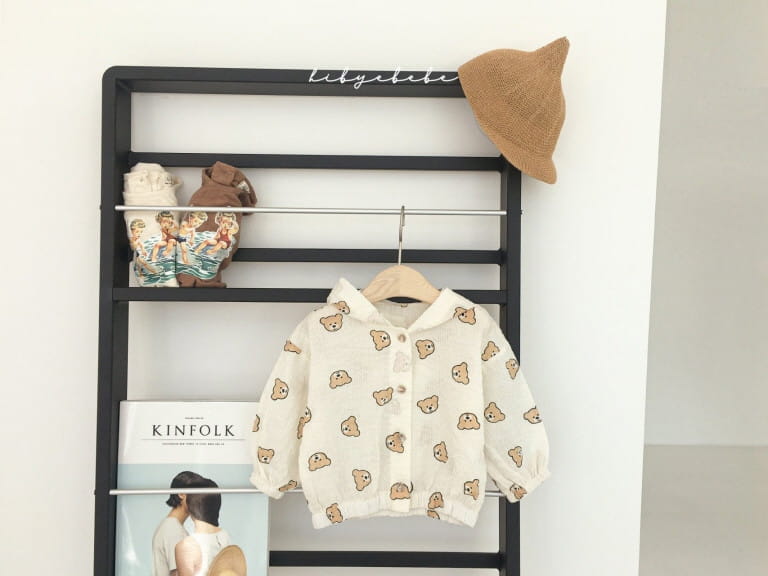 HI BYEBEBE - Korean Children Fashion - #Kfashion4kids - Bear Hoody Jumper - 2