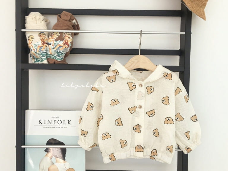 HI BYEBEBE - Korean Children Fashion - #Kfashion4kids - Bear Hoody Jumper - 3