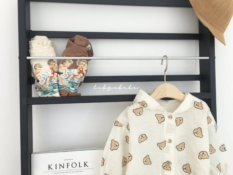 HI BYEBEBE - Korean Children Fashion - #Kfashion4kids - Bear Hoody Jumper - 4